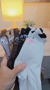 สปอร์ต พร้อมส่ง เก็บเงิน ปลายทาง ถุงเท้าหุ้ม คู่ 5 ร่วม ใส่ได้ ชายและหญิง น้ำหนัก ราคาต่อ 1 คู่