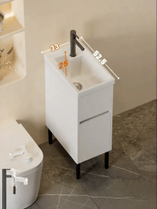 LANGXIANG | Large Mouth Deep Basin Bathroom Vanity Cabinet Lavabo