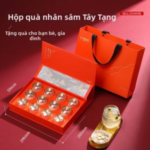 QILIXIANG | Hộp Quà Tặng Nấm Linh Chi Mỹ Cho Cha Mẹ
