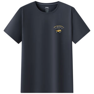 จี๊ป | เสื้อยืดแขนสั้นผ้าฝ้ายไอซ์แลนด์ Jeep สำหรับผู้ชาย ระบายอากาศได้ดี แห้งเร็ว สำหรับกีฬากลางแจ้ง ลำลอง ฤดูใบไม้ผลิ 2022