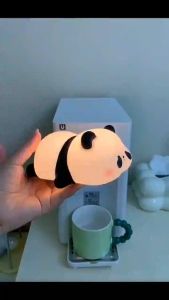 Cute Panda Nightlight Cartoon Tabletop Ambiance Light Gentle Cartoon Night Light Surprise Gift Home Decor