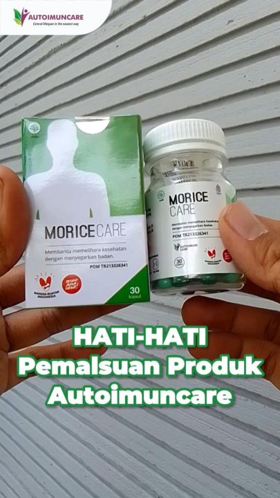 Obat Herbal Daya Tahan Tubuh Stamina Anti Virus BPOM Morice Care Autoimuncare