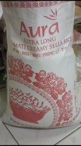 Beras Basmati AURA EXTRA LONG Basmati rice 4 KG repack