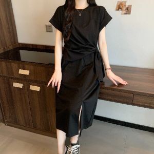 Đầm Thun Kiểu Dáng Giảm Cân Phong Cách Hai Mảnh