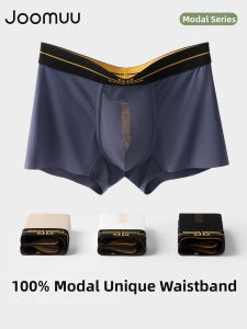 Joomuu | Mens Breathable Modal Underwear Flat Boxer Shorts