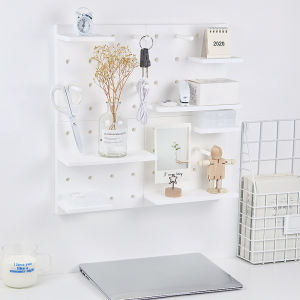 Wall Hanging Organizer DIY Home Deco Wall Shelf Pegboard Wall Board No Drill Home Deco Shelves