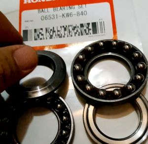 BALL RACE SET XRM 125/110 RS150 RS FI TMX SUPREMO THAILAND GENUINE PARTS 06531KW6840 FRY00