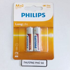 Pin AA ZinC Philips R6 MIGNON 1.5V (R03L2B/97 Zinc chloride)