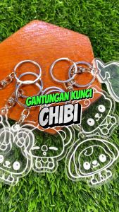 GANTUNGAN KUNCI AKRILIK CHIBI KPOP KARAKTER SEHARI JADI TANPA MINIMAL ORDER