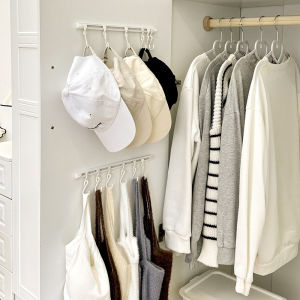 Móc Treo Dài Có Tr� Đạo Trượt Gắn Tường Không Cần Đục Lỗ Móc Treo Quần Áo Phòng Tắm Ký Túc Xá Sinh Viên Móc Dán