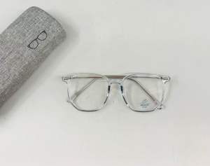 (Stevensunnies )Oversized Frame Square Anti Blue Light Glasses Fashion Anti Radiation Eyeglasses