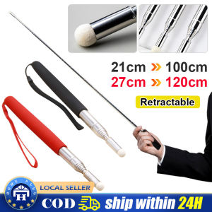 【Local Delivery】 Retractable Teachers Whip Blackboard with Teaching Stick Baton Telescopic Pointer Stick Indicator for Teachers Tools Classroom LZC-Teacher-Pointer