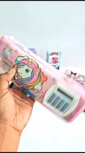 SOS Kotak Pensil Magnet Kalkulator 7.5x21.5/ Tempat Pensil / Pencil Case/Tepak