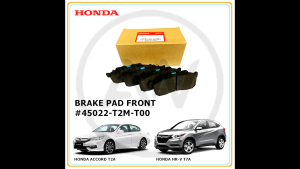 Honda Accord T2M T2A 2013-2019 HRV T7A 2015-2021 Front Disc Brake Pad (45022-T2M-T00)