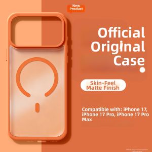 Orange shine | Anti-Fingerprint Matte Shockproof Magnetic iPhone 17 Pro Max Case