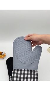 Sarung Tangan Oven Anti Tahan Panas Silikon / Oven Hand Gloves Baking Microwave / Silicone Kitchen Gloves