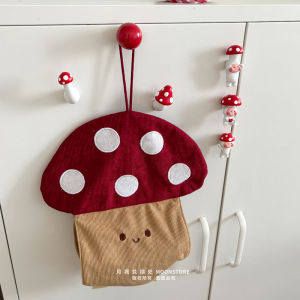 Túi Đựng Giấy Vệ Sinh Hình Nấm Dễ Thương Thẻ Từ Tính Cho Tủ Lạnh Hộp Đựng Khăn Giấy Hộp Đựng Giấy Vệ Sinh Treo Tường Trang Trí