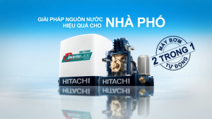 Máy bơm tăng áp tự động Inverter Hitachi WM-PV750GX2GROVN 750W | - Bảo hành chính hãng Giao hàng miễn phí | - Voucher lên đến 300K