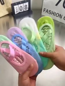 Kaos Kaki Pendek Yoga Pilates Katun Tali Silang Wanita Anti Slip Warna Dye Fitness Socks JCKK285