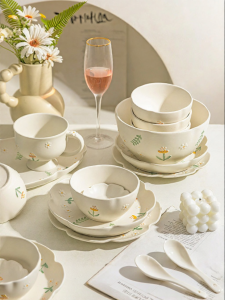 MODERN SWEETHOME | Bát Sứ Tráng Men Daisy