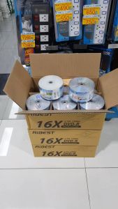 แผ่นDVD-R (มี2รุ่น) ⚡️FLASH SALE⚡️ (ราคาพิเศษ) RIBEST Printable (50/Pack) ออกใบกำกับภาษีได้