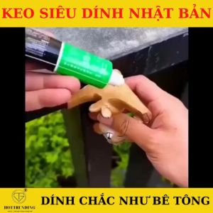 Keo siêu dính Nhật Bản No More Nail tuýp 60g Keo siêu dán tường dán giày gỗ thuỷ tinh đa năng chống thấm nước hàng chuẩn Trùm Sỉ Gia Thành