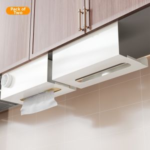 evesigar | No-Drill Hanging Carbon Steel Inverted Tissue Box Holder