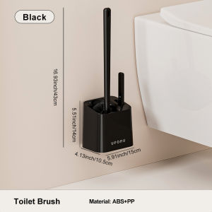 Household Toilet Brush Set Toilet Cleaning Brush No Angle for Comprehensive Cleaning Suitable for Toilets 2-in-1 Set