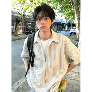 ZHUOCAN | Two-in-One Stripe Casual Cleanfit Summer Shirt