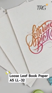 TRG Isi Loose Leaf Bookpaper 20 Holes LL-32 A5 90gsm - Refill Kertas Binder Book Paper Motif Ruled Dotted Grid Plain 90 gsm 1 Pak Isi 50 Lembar TRG