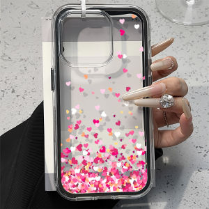 Colorful Hearts Phone Case For Samsung A57 5G A56 S26 Ultra S25 Ultra A55 A37 A17 A07 S23 A36 S24 PlusCapinha Caha Two-in-One