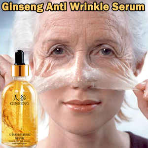 Ginseng Serum Ginseng Gold Peptide Anti wrinkle Facial Essential Oil 100ml Esensi Anti Kerut Ginseng Anti Wrinkle Serum Ginseng Moisturizing Hydrating Wajah Serum