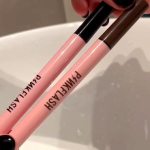 PINKFLASH Waterproof Easy Eyeliner Pen Black PF-E01 | Eye Liner Hitam & Coklat | Pink Flash Smoodgeproof | BPOM