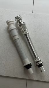 [VIENA] Selang BCP Cuci Piring 1 1/2\\\" + Wastafel 1 1/4\\\" Inch Tebal Bisa 2 Fungsi Anti Bau Warna Chrome & Putih