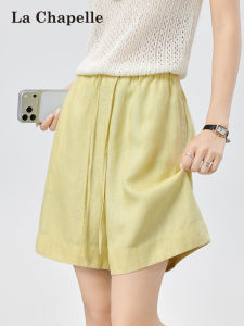 La Chapelle | Women Summer Tencel Linen Shorts