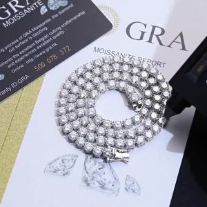 S925 Sterling Silver Moissanite Tennis Bracelet Women Luxury Anniversary Wedding Bridal Gift for Wife 3/4/5/6.5MM D VVS1