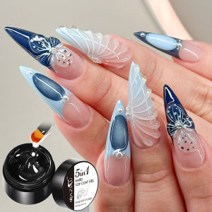 QAZIXU Sơn Móng Tay Đa Năng Đa Năng Gel Clear Top Coat UV/LED Ngâm Móng Nghệ Thuật Bán Vĩnh Viễn Để Thiết Kế Nghệ Thuật Móng Tay Bán Vĩnh Viễn Cho Mục Đích Sử Dụng Chuyên Nghiệp