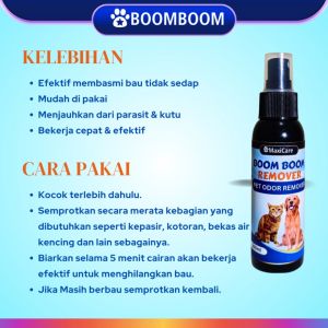 Penghilang Bau Kotoran Kucing Pet Odor Remover Parfum Kandang Semprotan Pewangi Ruangan Pembasmi Clean Semprotan Anti Pesing Kencing Poop Pup Tai Pipis Nest Anjing Burung Kelinci Hewan Sprai Pengharum Organik Murah Novamos Babah Cat House Nomnom Cluppy