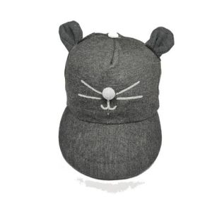 Topi bayi laki laki dan perempuan usia 6 sampai 12 bulan karakter kucing