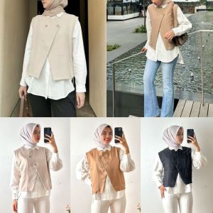 Allava Vest-Vest Premium Rompi Wanita Casual