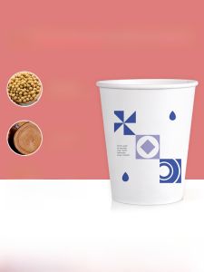 1000pcs Disposable Thickened Paper Cups for Office Use Printed with Images And LOGO Home Business Coffee Shop Hotel Use
