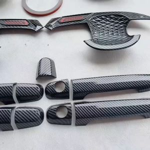 Handle Door Outer Cover Pintu Toyota Innova 2004-2015 Carbon Glossy