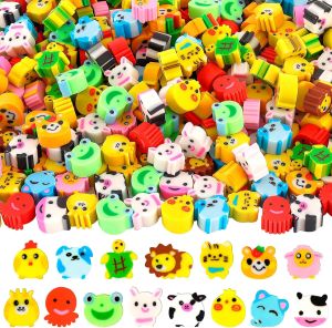 100 Pieces of Space mini Eraser Combination Novel Pencil Eraser Loose for Reward Prizes Gift Fillers