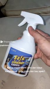 520ML Foam Sofa Cleaner No Wash Upholstery Cleaner Spray for Couch Carpet Car Seat