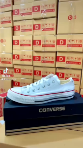 คอนเวิรส รองเท้าผ้าใบ CV สวยแท้100% รองเท้าทำงาน รองเท้าผ้าใบข้อสั้น รองเท้าลำลอง