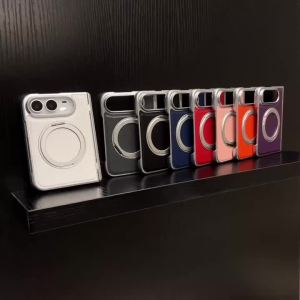szhaiyu | Luxury Leather Phone Case For iPhone Duo iPhone 18 Fold With 360°Rotating Magnetic Kickstand Hinge Protector Shockproof Cover