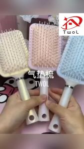 TWOL SHOP 1pcs Anti-static Air Cushion Comb Pink Balloon Comb Massage Comb Long Hair and Curly Hair Brush