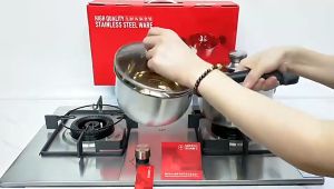 หม้อต้มนม หม้อซุป หม้อสแตนเลสแบบหนา มี2ขนาด