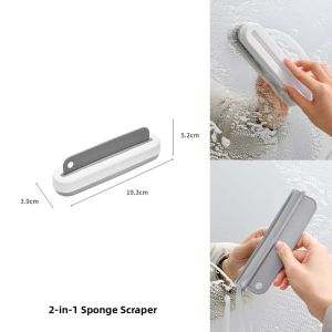 Bathroom Cleaning Tool Silicone Glass Scraper Kitchen Countertop Small Scraper Window Cleaning Squeegee Household Tool