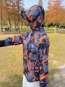 เสื้อคลุมกันแดดแขนยาวผ้าไหมน้ำแข็งบาง ป้องกันรังสียูวี ระบายอากาศได้ดี สำหรับผู้หญิง ฤดูร้อน ปี 2025 ปกโปโล ปกโปโล